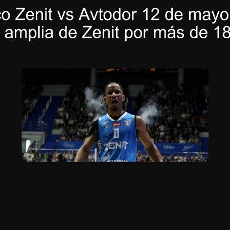 Pronóstico Zenit vs Avtodor 12 de mayo de 2025: Victoria amplia de Zenit por más de 18 puntos
