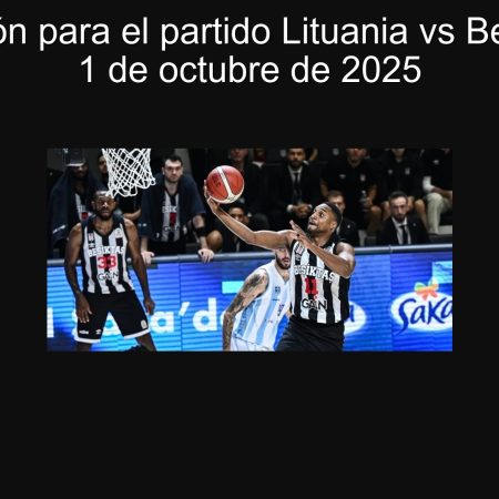 Predicción para el partido Lituania vs Besiktas el 1 de octubre de 2025