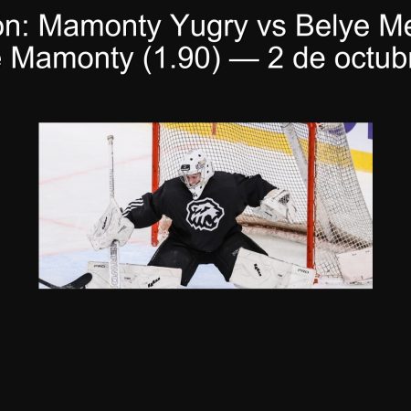 Predicción: Mamonty Yugry vs Belye Medvedi — Victoria de Mamonty (1.90) — 2 de octubre de 2025
