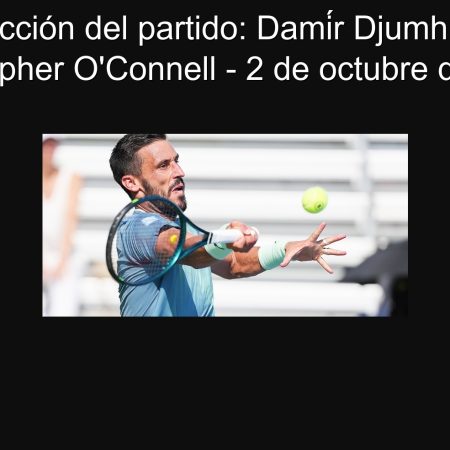 Predicción del partido: Damír Djumhur vs. Christopher O’Connell – 2 de octubre de 2025
