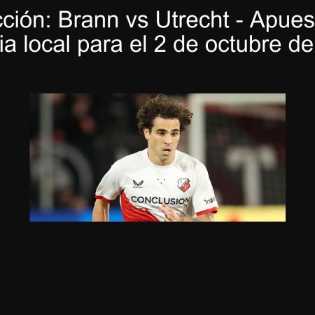 Predicción: Brann vs Utrecht – Apuesta a la victoria local para el 2 de octubre de 2025