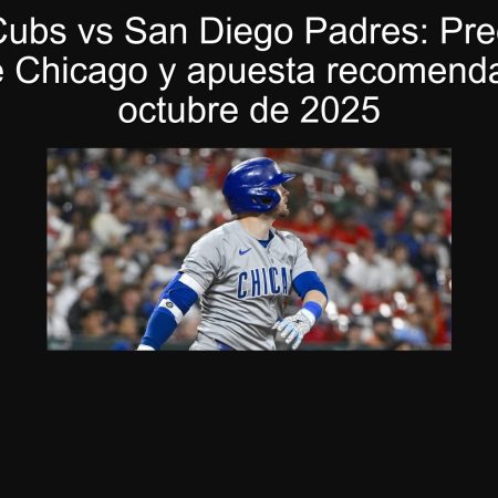 Chicago Cubs vs San Diego Padres: Predicción de victoria de Chicago y apuesta recomendada – 3 de octubre de 2025
