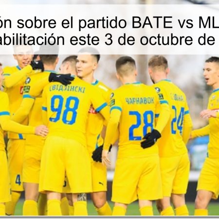Predicción sobre el partido BATE vs ML Vitebsk: ¿Rehabilitación este 3 de octubre de 2025?
