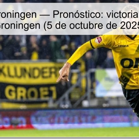Breda vs Groningen — Pronóstico: victoria visitante de Groningen (5 de octubre de 2025)