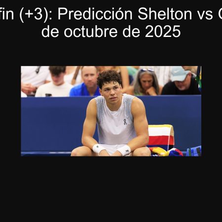 Gana Goffin (+3): Predicción Shelton vs Goffin — 3 de octubre de 2025