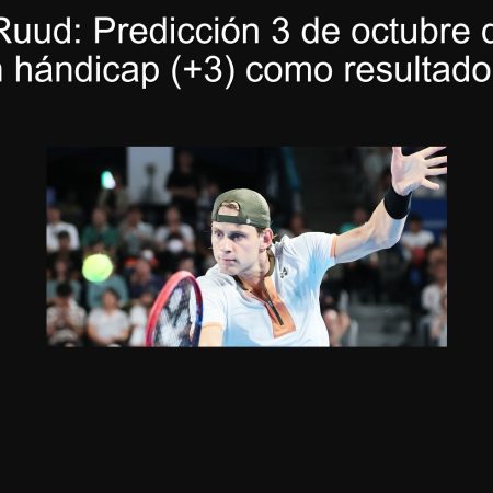Bergs vs Ruud: Predicción 3 de octubre de 2025 — Bergs con hándicap (+3) como resultado esperado