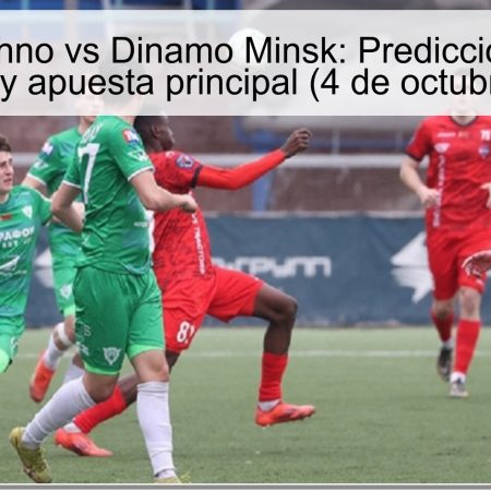 Molodechno vs Dinamo Minsk: Predicción 1-3 — Pronóstico y apuesta principal (4 de octubre de 2025)