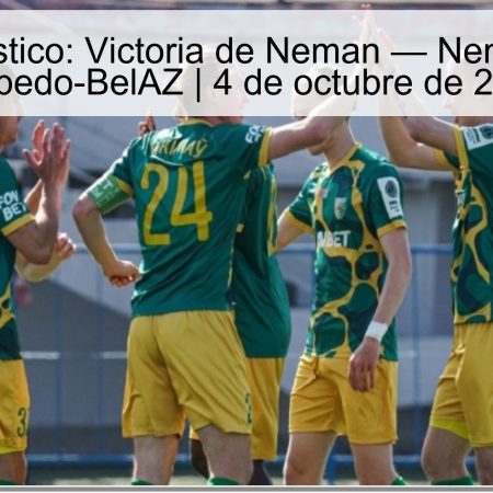 Pronóstico: Victoria de Neman — Neman vs Torpedo-BelAZ | 4 de octubre de 2025