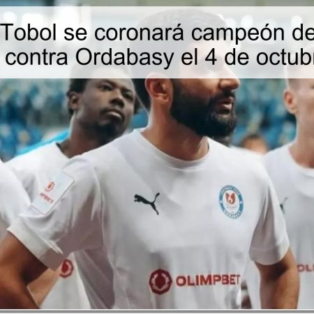 Predicción: Tobol se coronará campeón de la Copa de Kazajistán contra Ordabasy el 4 de octubre de 2025
