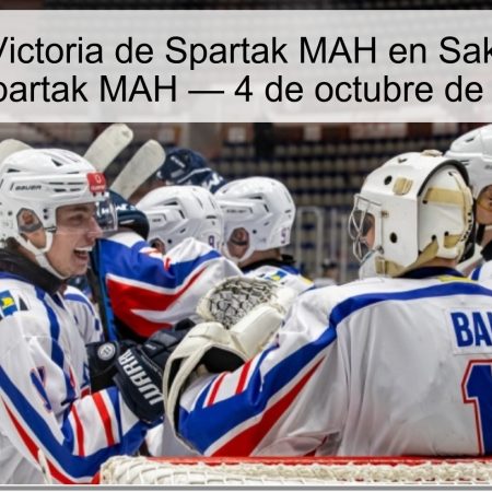Pronóstico: Victoria de Spartak MAH en Sakhalin Sharks vs Spartak MAH — 4 de octubre de 2025