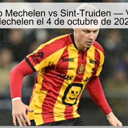 Pronóstico Mechelen vs Sint-Truiden — Victoria de Mechelen el 4 de octubre de 2025