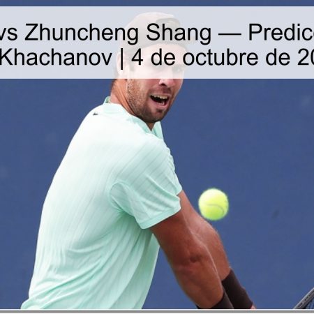 Khachanov vs Zhuncheng Shang — Predicción: victoria de Khachanov | 4 de octubre de 2024