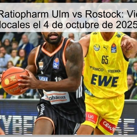 Predicción Ratiopharm Ulm vs Rostock: Victoria de los locales el 4 de octubre de 2025