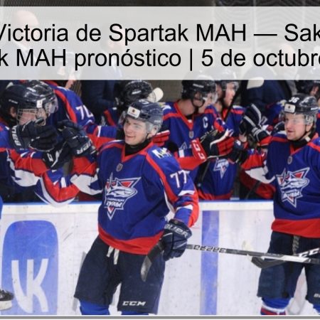 Pronóstico: Victoria de Spartak MAH — Sakhalin Sharks vs Spartak MAH pronóstico | 5 de octubre de 2025