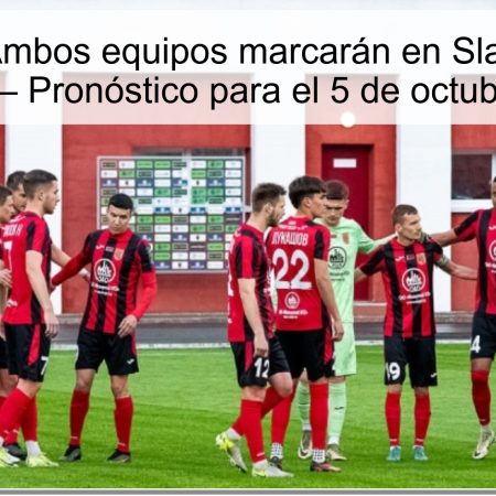 Predicción: Ambos equipos marcarán en Slavia-Mozyr vs Smorgon — Pronóstico para el 5 de octubre de 2025