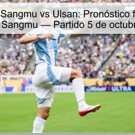Kimcheon Sangmu vs Ulsan: Pronóstico favorable a Kimcheon Sangmu — Partido 5 de octubre de 2025