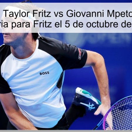 Predicción Taylor Fritz vs Giovanni Mpetchi-Perikar: Victoria para Fritz el 5 de octubre de 2025