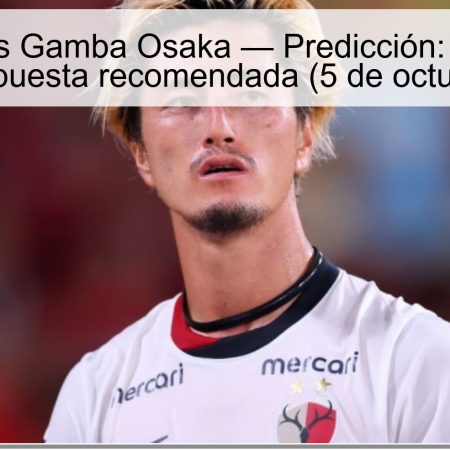Kashima vs Gamba Osaka — Predicción: Victoria de Kashima y apuesta recomendada (5 de octubre de 2025)