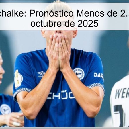 Arminia vs Schalke: Pronóstico Menos de 2.5 goles – 5 de octubre de 2025