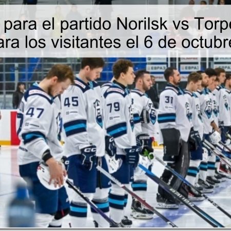 Pronóstico para el partido Norilsk vs Torpedo-Gorky: victoria para los visitantes el 6 de octubre de 2025