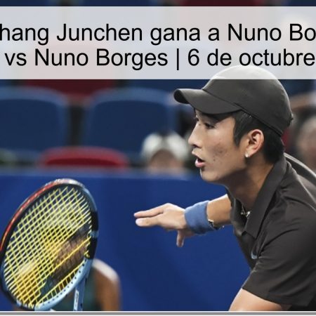 Predicción: Shang Junchen gana a Nuno Borges – Shang Junchen vs Nuno Borges | 6 de octubre de 2025