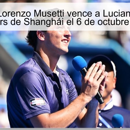 Predicción: Lorenzo Musetti vence a Luciano Darderi en el Masters de Shanghái el 6 de octubre de 2025