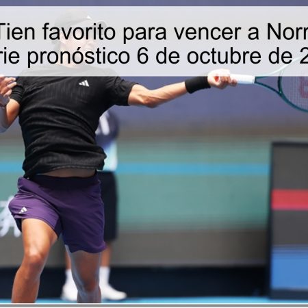 Pronóstico: Tien favorito para vencer a Norrie — Tien vs Norrie pronóstico 6 de octubre de 2025