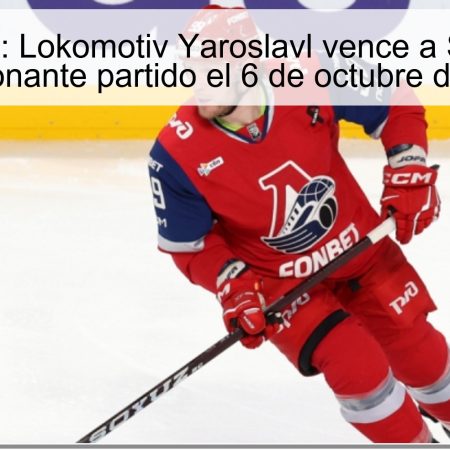 Predicción: Lokomotiv Yaroslavl vence a SKA en un emocionante partido el 6 de octubre de 2025