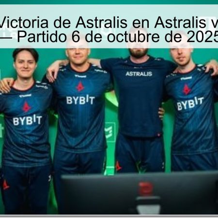 Predicción: Victoria de Astralis en Astralis vs FaZe Clan — Partido 6 de octubre de 2025