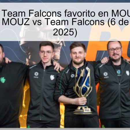 Predicción: Team Falcons favorito en MOUZ vs Team Falcons — MOUZ vs Team Falcons (6 de octubre de 2025)