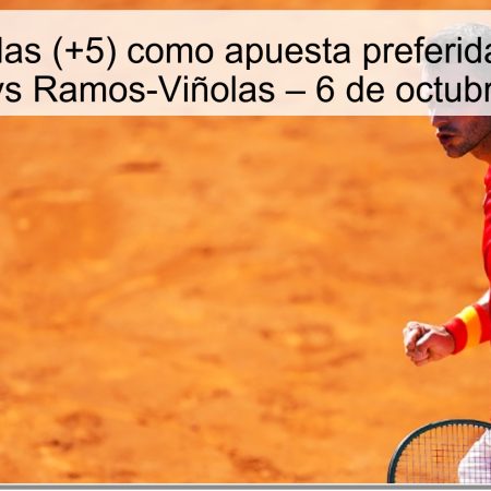 Ramos-Viñolas (+5) como apuesta preferida: Pronóstico Martínez vs Ramos-Viñolas – 6 de octubre de 2025
