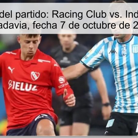 Predicción del partido: Racing Club vs. Independiente Rivadavia, fecha 7 de octubre de 2025