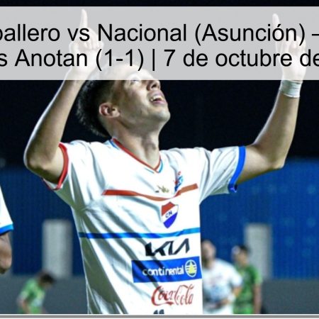 General Caballero vs Nacional (Asunción) – Pronóstico: Ambas Anotan (1-1) | 7 de octubre de 2025