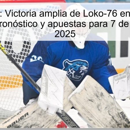 Pronóstico: Victoria amplia de Loko-76 en Snezhnye Barsy — Pronóstico y apuestas para 7 de octubre de 2025
