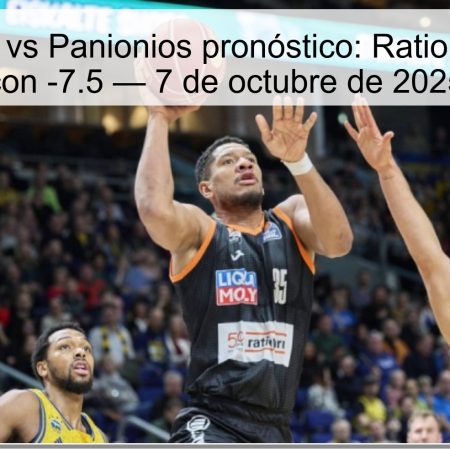 Ratiopharm vs Panionios pronóstico: Ratiopharm gana con -7.5 — 7 de octubre de 2025