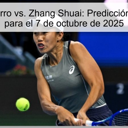 Emma Navarro vs. Zhang Shuai: Predicción y Apuestas para el 7 de octubre de 2025