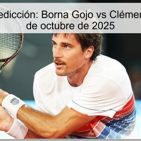 Análisis y Predicción: Borna Gojo vs Clément Chidekh, 7 de octubre de 2025