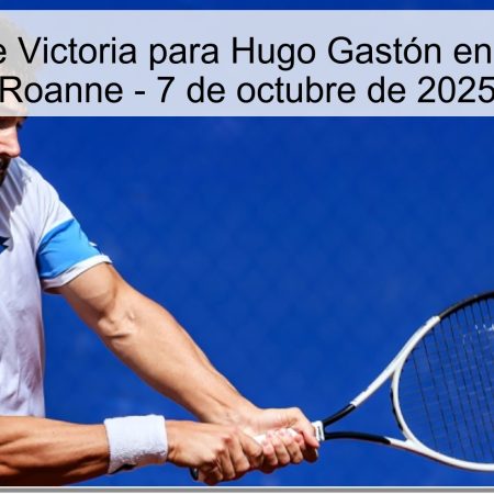 Predicción de Victoria para Hugo Gastón en el Torneo de Roanne – 7 de octubre de 2025