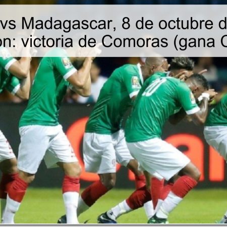 Comoras vs Madagascar, 8 de octubre de 2025 — Predicción: victoria de Comoras (gana Comoros)