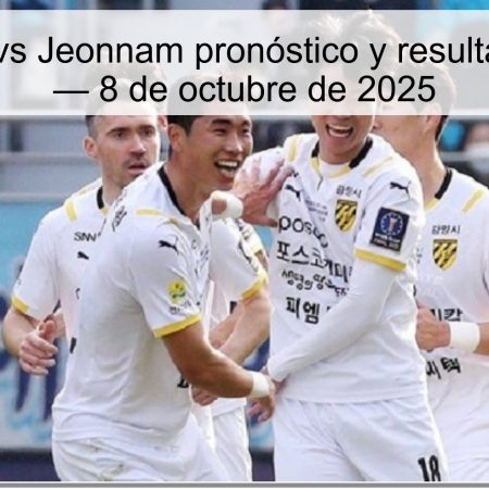 Gyeongnam vs Jeonnam pronóstico y resultado esperado — 8 de octubre de 2025