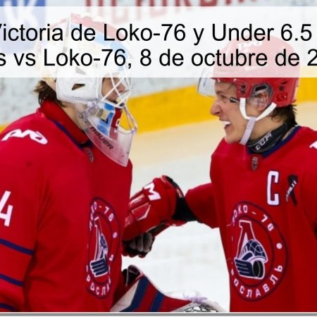 Predicción: Victoria de Loko-76 y Under 6.5 — Snezhnye Bars vs Loko-76, 8 de octubre de 2025