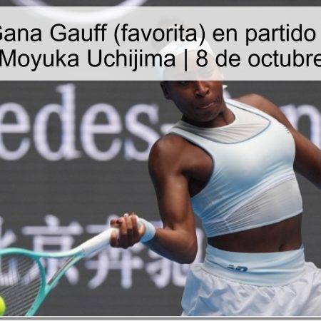 Pronóstico: Gana Gauff (favorita) en partido táctico – Cori Gauff vs Moyuka Uchijima | 8 de octubre de 2025