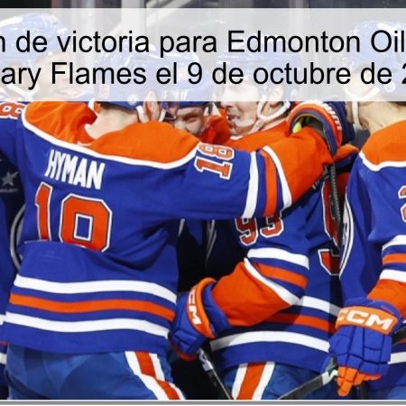 Predicción de victoria para Edmonton Oilers contra Calgary Flames el 9 de octubre de 2025