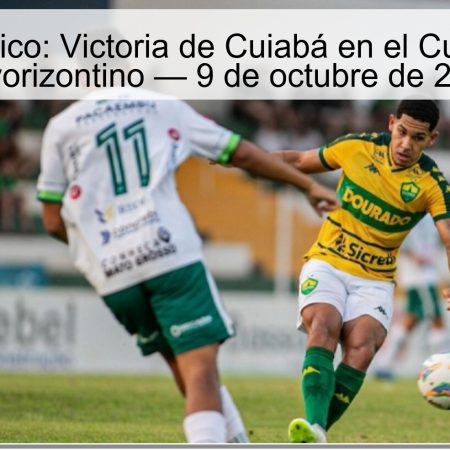 Pronóstico: Victoria de Cuiabá en el Cuiabá vs Novorizontino — 9 de octubre de 2025