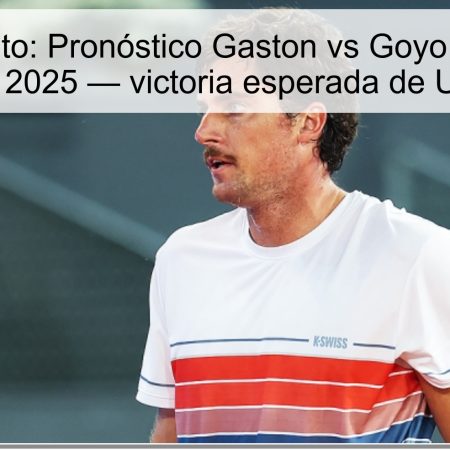 Gaston favorito: Pronóstico Gaston vs Goyo Roanne 9 de octubre de 2025 — victoria esperada de Ugo Gaston
