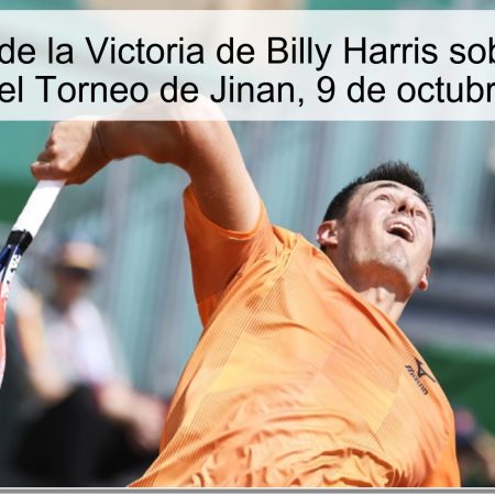Predicción de la Victoria de Billy Harris sobre Bernard Tomic en el Torneo de Jinan, 9 de octubre de 2025