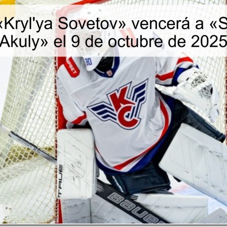 Predicción: «Kryl’ya Sovetov» vencerá a «Sakhalinskiye Akuly» el 9 de octubre de 2025