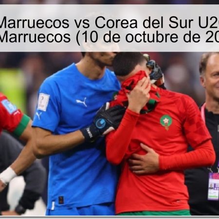 Pronóstico Marruecos vs Corea del Sur U20 — Victoria de Marruecos (10 de octubre de 2025)