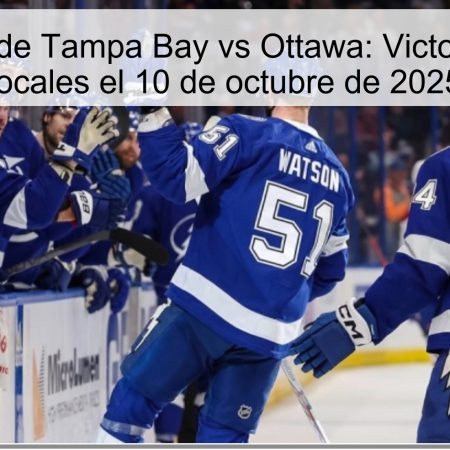 Predicción de Tampa Bay vs Ottawa: Victoria para los locales el 10 de octubre de 2025