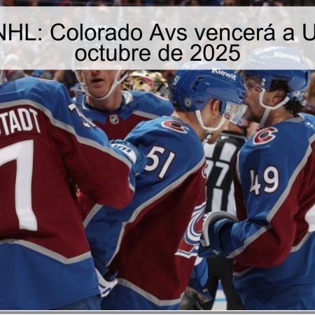 Predicción NHL: Colorado Avs vencerá a Utah el 10 de octubre de 2025